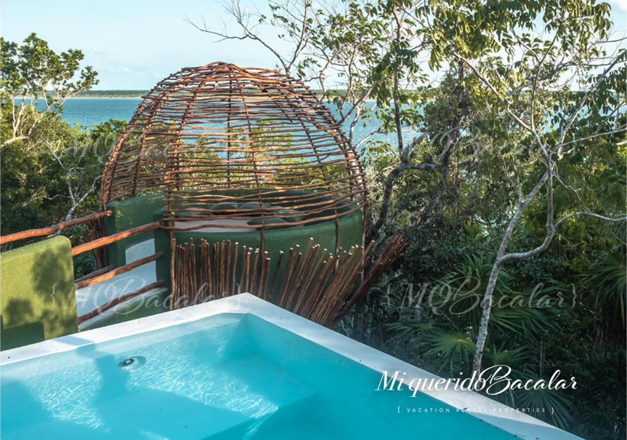 Вилла Casa Pibe, Private Jacuzzi, Pier And Rooftop Бакалар Экстерьер фото