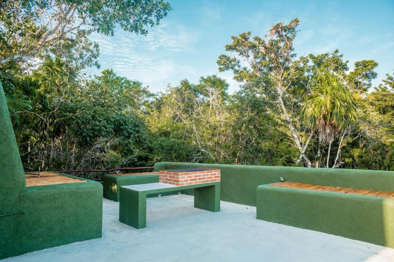 Вилла Casa Pibe, Private Jacuzzi, Pier And Rooftop Бакалар Экстерьер фото